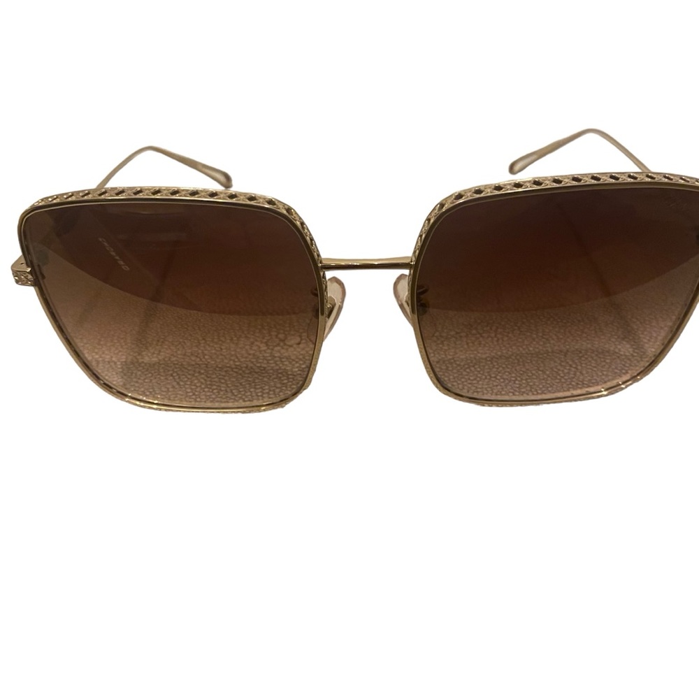 Chopard Square-Frame Sunglasses - Gold - image 2